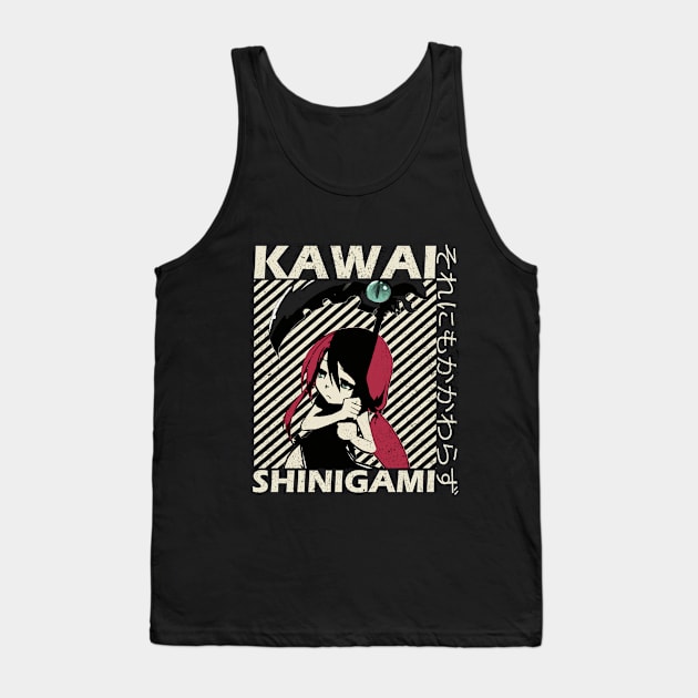 Kawai nevertheless Shinigami, Japanese god of death, anime girl with death's Scythe! Tank Top by Johan13